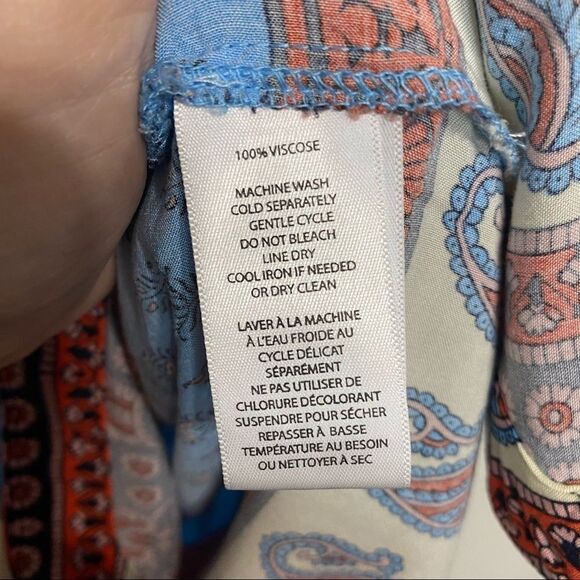 BeachLunchLounge Turquoise Boho Tunic Shift Dress - Picture 8 of 9